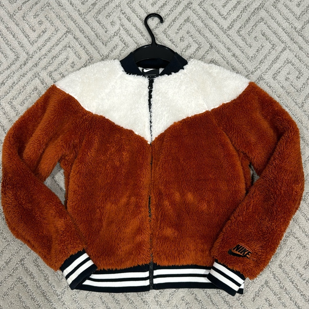 Nike Sherpa Bomber Retro Jacket-size S